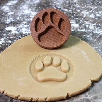 Fun Food Tools Wood Cookie Stamp for Creative Baking