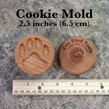 Fun Food Tools Wood Cookie Stamp for Creative Baking