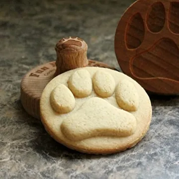 Fun Food Tools Wood Cookie Stamp for Creative Baking