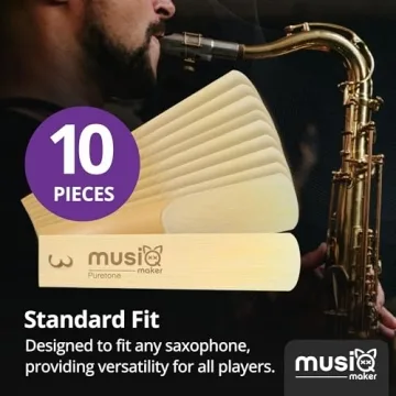Premium Alto Saxophone Reeds - 10 Pack for Musicians
