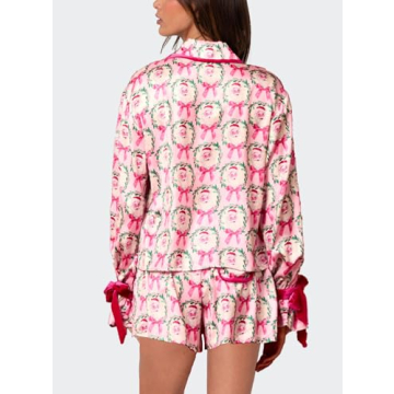 Faretumiya Women Christmas Pajamas Set - Festive Comfort