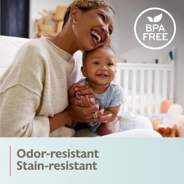 NUK Simply Natural Baby Bottle with SafeTemp, 5 oz, 4 Pack