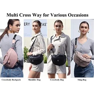 Eslcorri Stylish Water-Resistant Crossbody Bag for Women