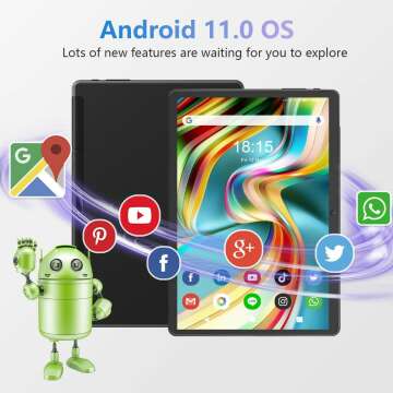 10.1 Inch Android 11 Tablet - Latest Specs & Features