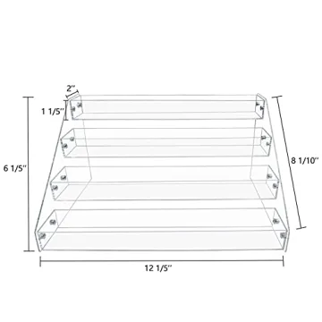 Buy PMMASTO Tiered Spice Rack for Stylish Kitchen Storage