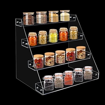 Buy PMMASTO Tiered Spice Rack for Stylish Kitchen Storage