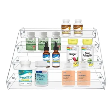 Buy PMMASTO Tiered Spice Rack for Stylish Kitchen Storage