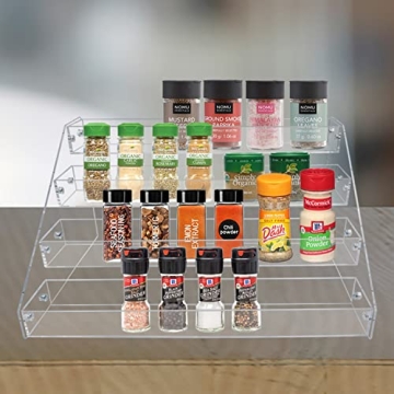 Buy PMMASTO Tiered Spice Rack for Stylish Kitchen Storage