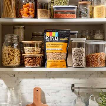 KIND HEALTHY GRAINS Granola, Healthy Snack, Oats & Honey Granola with Toasted Coconut, Snack Mix 11 ...