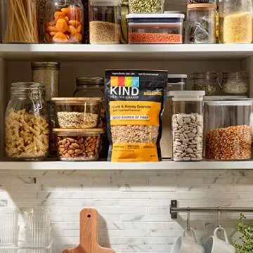 KIND HEALTHY GRAINS Granola, Healthy Snack, Oats & Honey Granola with Toasted Coconut, Snack Mix 11 ...