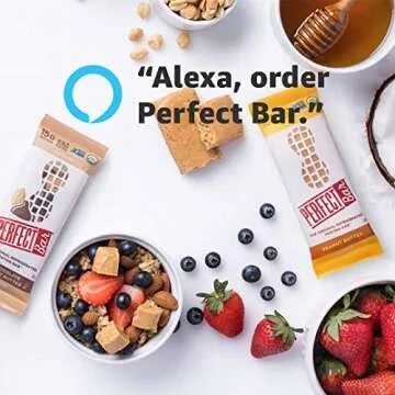 Perfect Bar Original Refrigerated Protein Bar, Chocolate Variety Pack Peanut Butter & Almond Butter, 10-15g Whole Food Protein, Gluten Free, Soy Free & Non-GMO, 2.2-2.3 Ounce Bars ,8 Count (Pack of 1)