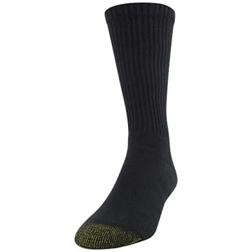 GOLDTOE Men's 656s Crew Athletic Socks - 6 Pairs