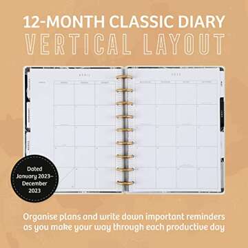 Happy Planner 2023 Daily Planner & Calendar - Stylish & Customizable
