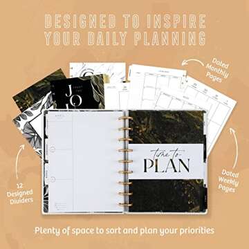 Happy Planner 2023 Daily Organizer with Customizable Design