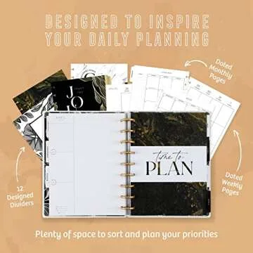 Happy Planner 2023 Daily Organizer with Customizable Design