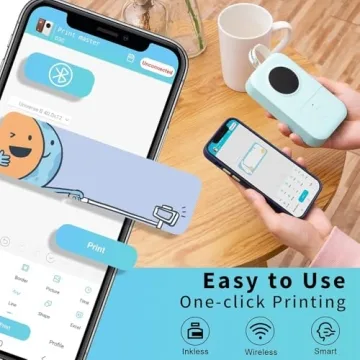 Phomemo D30 Mini Label Maker - Portable Bluetooth Printer
