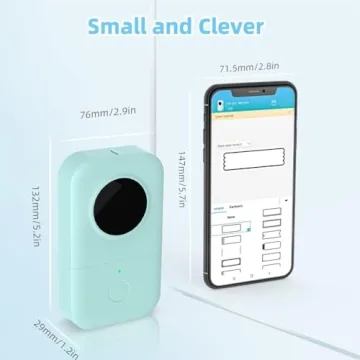 Phomemo D30 Mini Label Maker - Portable Bluetooth Printer
