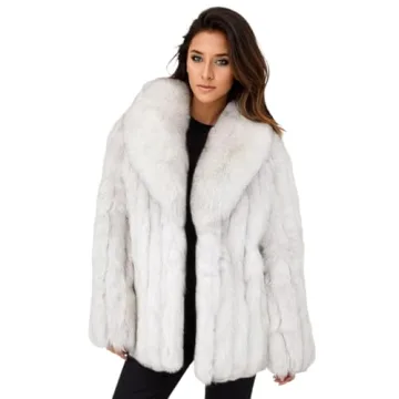 Stylish Tngan Faux Fur Winter Coat for Women