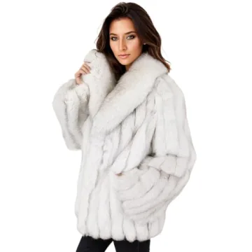 Stylish Tngan Faux Fur Winter Coat for Women