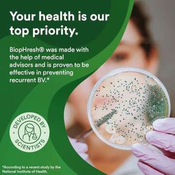 Good Clean Love BiopHresh Homeopathic Vaginal Suppository, Bacterial Vaginosis Treatment for Women, Relieves Itching & Irritation, Feminine Care, Promotes Urinary Tract & Vaginal Health, 10 Capsules