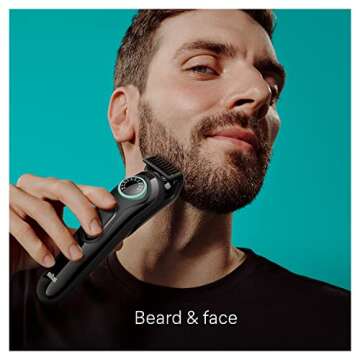 Braun All-In-One Style Kit Series 3 3430, 3-in-1 Trimmer for Men with Beard Trimmer, Ear & Nose Trimmer, Hair Clippers, Ultra-Sharp Blade, 20 Length Settings, Washable