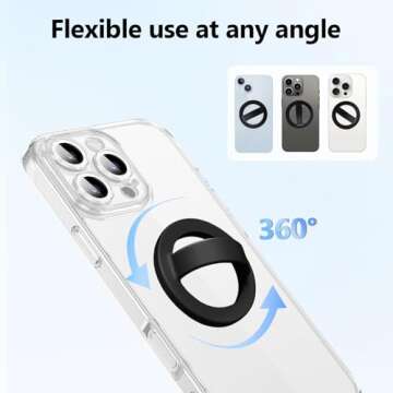 Magnetic Silicone Phone Grip: Soft, Portable, Strong Magnetic