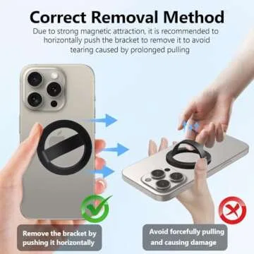 Magnetic Silicone Phone Grip: Soft, Portable, Strong Magnetic