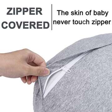 Pro Goleem Nursing Pillow Cover 2 Pack in Grey