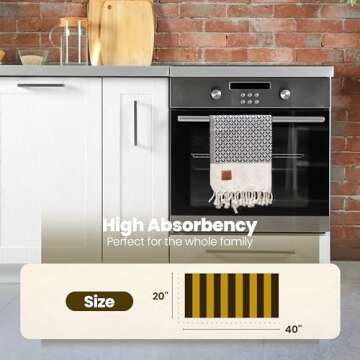 Gold CASE Turkish Hand Towels for Bathroom Set of 4 – 100% Cotton Bathroom Towels – Helen Kitchen Small Towel for Spa, Face, Tea & Dishcloth – Decorative Patterned Weave – Orange