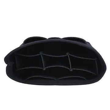 ZTUJO Purse Organizer Insert, Felt Bag Organizer For Handbag Purse Organizer,13 Colors, 6 Size (X-Large, Black)