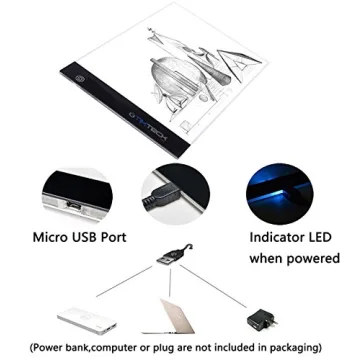 A4 Ultra-Thin LED Light Box for Artists and Animators