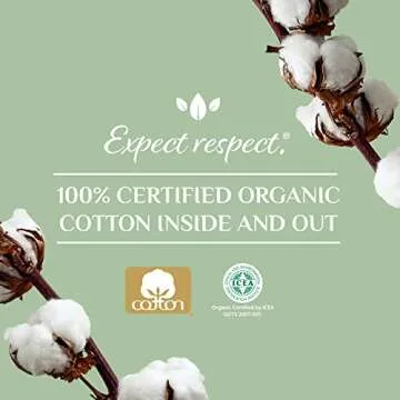 Organyc 100% Certified Organic Cotton Tampons, Bio-Based Eco-Applicator, 16 Count (Pack of 1)