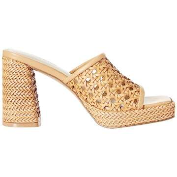 The Drop Women's Fia Platform Sandal, Doe Tan, 7