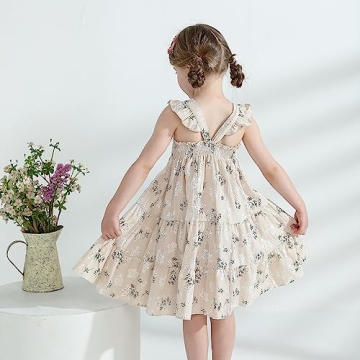 YOUNGER TREE Ruffled Toddler Dress for Every Occasion