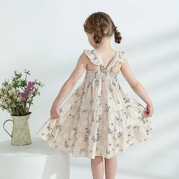 YOUNGER TREE Ruffled Toddler Dress for Every Occasion
