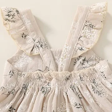YOUNGER TREE Ruffled Toddler Dress for Every Occasion