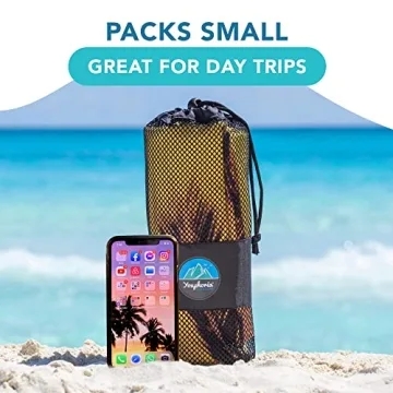 Youphoria Quick Dry Microfiber Beach Towel for Travel