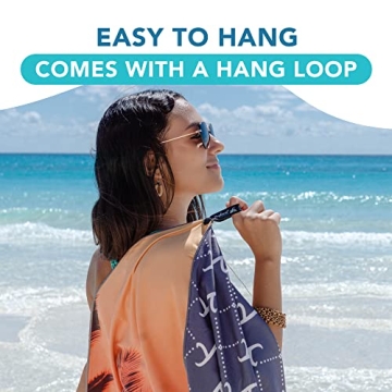 Youphoria Quick Dry Microfiber Beach Towel for Travel