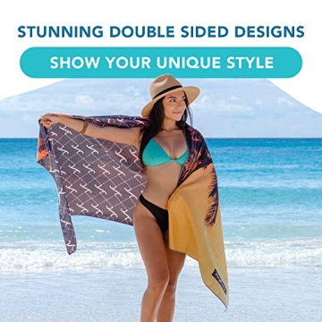 Youphoria Quick Dry Microfiber Beach Towel for Travel