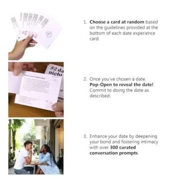 Dessie Couples Gift Ideas - 52 Pop-Open Date Night Ideas and 300+ Conversation Starters. Great Card Games for Couples, Men, Women. Boyfriend Gifts, Bride Gifts