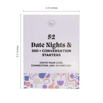 Dessie Couples Gift Ideas - 52 Pop-Open Date Night Ideas and 300+ Conversation Starters. Great Card Games for Couples, Men, Women. Boyfriend Gifts, Bride Gifts