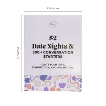 Dessie Couples Gift Ideas - 52 Pop-Open Date Night Ideas and 300+ Conversation Starters. Great Card Games for Couples, Men, Women. Boyfriend Gifts, Bride Gifts