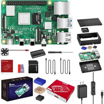 Vemico Raspberry Pi 4B 4GB Kit for All-in-One Tech Exploration