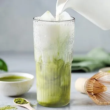 Bandesun 24oz All Glass Tumbler with Lids and Straws