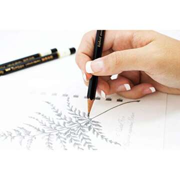 Tombow 51509 MONO Drawing Pencil, HB, Graphite 12-Pack