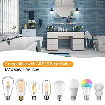 SHINE HAI Gooseneck Wall Sconces Lighting, Vintage Industrial Indoor Light Fixture, Wall Mount Lamp Fixtures for Farmhouse, Bedroom, Bathroom Vanity, Living Room, Kitchen, Porch (2-Pack)