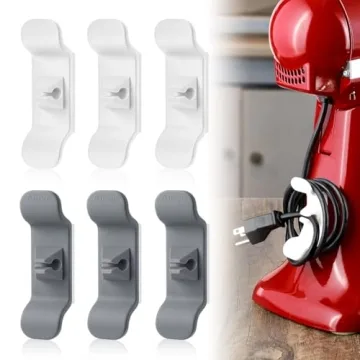Aieve 6-Pack Kitchen Appliance Cord Organizer - Tangle-Free & Stylish
