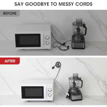 Aieve 6-Pack Kitchen Appliance Cord Organizer - Tangle-Free