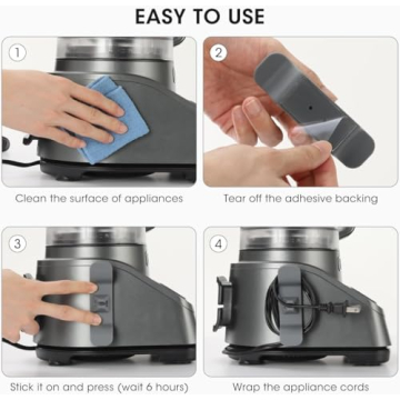 Aieve 6-Pack Kitchen Appliance Cord Organizer - Tangle-Free