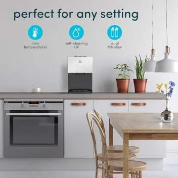 Bottleless Water Dispenser with Filters & Safety Features